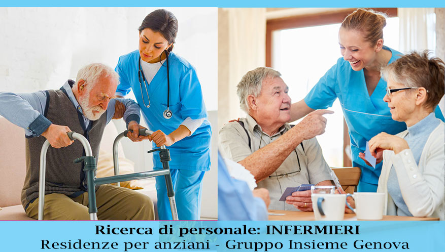 Offerta lavoro Genova: Infermieri RSA e Case di riposo